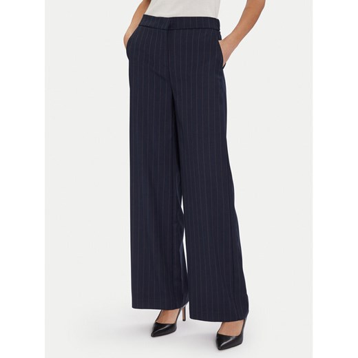 Maryley Spodnie materiałowe 25IB598/M17/35BL Granatowy Regular Fit ze sklepu MODIVO w kategorii Spodnie damskie - zdjęcie 187986355