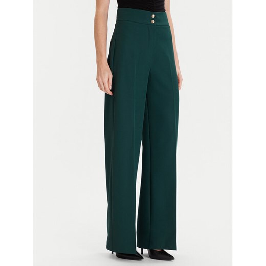 Maryley Spodnie materiałowe 25IB680/M17 Zielony Regular Fit ze sklepu MODIVO w kategorii Spodnie damskie - zdjęcie 187986357