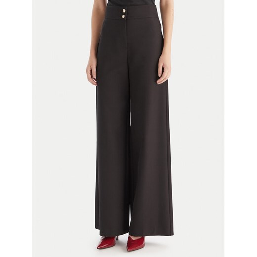 Maryley Spodnie materiałowe 25IB680/M17 Czarny Regular Fit ze sklepu MODIVO w kategorii Spodnie damskie - zdjęcie 187986369