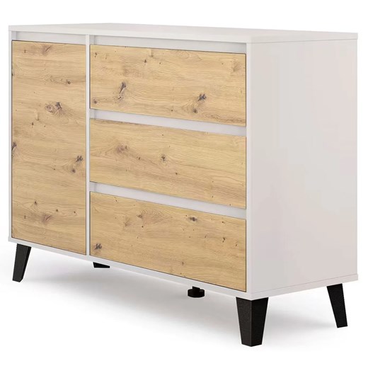 Komoda na ubrania kaszmir + dąb artisan R5-B95 ze sklepu Edinos.pl w kategorii Komody - zdjęcie 187987806