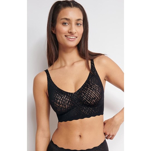 Sloggi biustonosz soft bralette ZERO Feel Bliss 10219598-0004, Kolor czarny, Rozmiar L, Sloggi ze sklepu Intymna w kategorii Biustonosze - zdjęcie 187988356