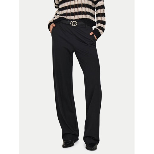 ONLY Spodnie materiałowe Poptrash 15341829 Czarny Straight Fit ze sklepu MODIVO w kategorii Spodnie damskie - zdjęcie 187989196