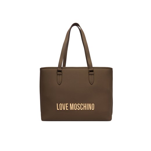 LOVE MOSCHINO Torebka JC4190PP1OKD0203 Brązowy ze sklepu MODIVO w kategorii Torby Shopper bag - zdjęcie 187989287
