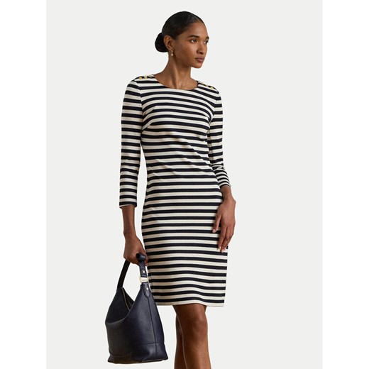LAUREN RALPH LAUREN Sukienka codzienna 200P03678001 Granatowy Regular Fit ze sklepu MODIVO w kategorii Sukienki - zdjęcie 187989356
