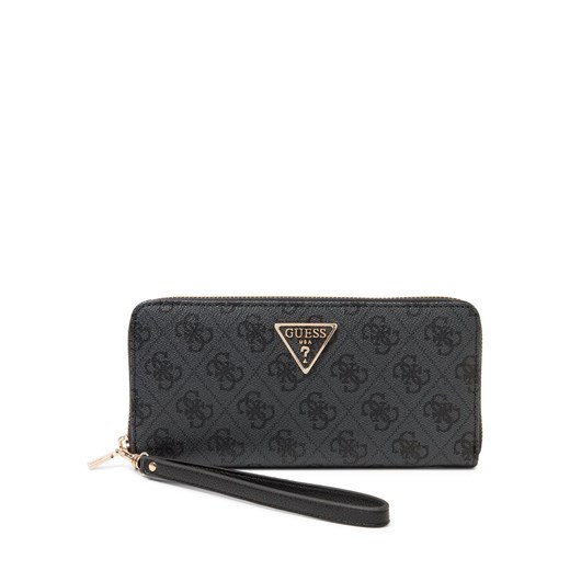 GUESS Portfel damski - Laurel II Kobiety Sztuczna skóra antracytowy wzorzysty ze sklepu vangraaf w kategorii Portfele damskie - zdjęcie 187990885