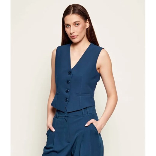 Patrizia Pepe Kamizelka | Slim Fit ze sklepu Gomez Fashion Store w kategorii Kamizelki damskie - zdjęcie 187991605