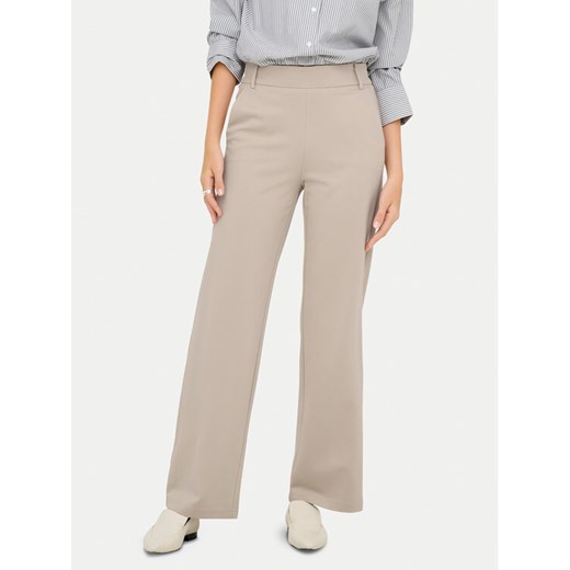 ONLY Spodnie materiałowe Poptrash 15341829 Beżowy Straight Fit S MODIVO