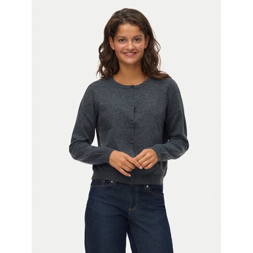 Vero Moda Kardigan Marina 10331831 Szary Regular Fit ze sklepu MODIVO w kategorii Swetry damskie - zdjęcie 187992555