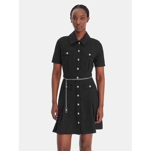 MICHAEL Michael Kors Sukienka koszulowa MR683BX667 Czarny Regular Fit ze sklepu MODIVO w kategorii Sukienki - zdjęcie 187992576