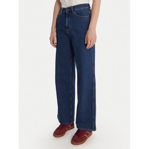 Tommy Jeans Jeansy Claire DW0DW22438 Granatowy Wide Leg ze sklepu MODIVO w kategorii Jeansy damskie - zdjęcie 187992648