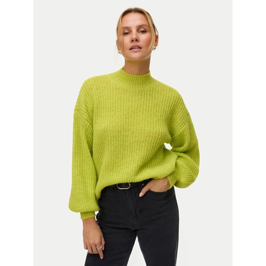 Vero Moda Sweter Ellie 10346753 Żółty Oversize ze sklepu MODIVO w kategorii Swetry damskie - zdjęcie 187993855
