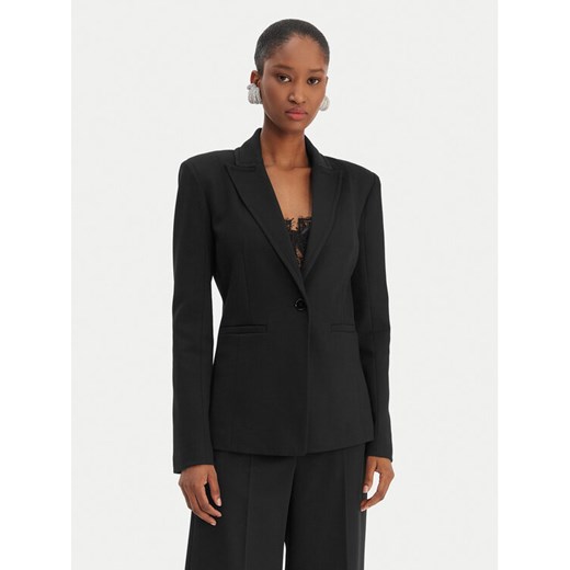 Patrizia Pepe Marynarka 8S0584/A715-K103 Czarny Regular Fit ze sklepu MODIVO w kategorii Marynarki damskie - zdjęcie 187993878