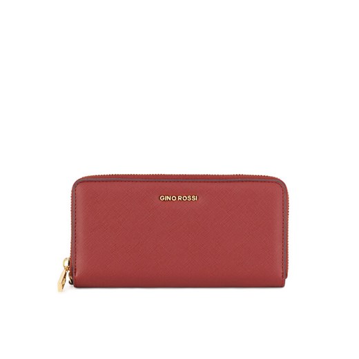 Portfel Gino Rossi QYL0020 Czerwony ze sklepu eobuwie.pl w kategorii Portfele damskie - zdjęcie 187994238