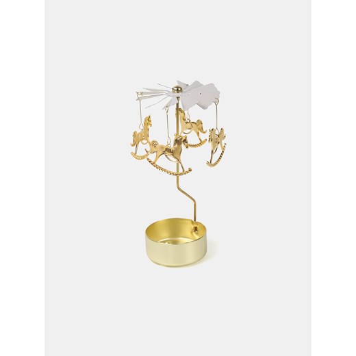 Sinsay - Świecznik ze świątecznym motywem - złoty Sinsay One Size okazyjna cena Sinsay