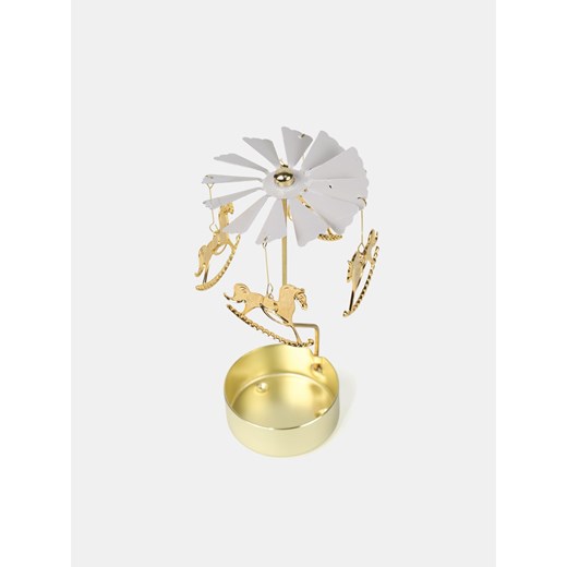 Sinsay - Świecznik ze świątecznym motywem - złoty Sinsay One Size wyprzedaż Sinsay