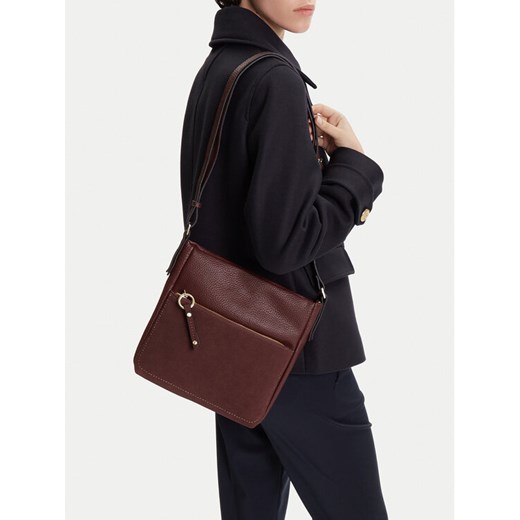Torebka Lasocki C-LSK-K-062-06 Bordowy ze sklepu eobuwie.pl w kategorii Listonoszki - zdjęcie 187997457