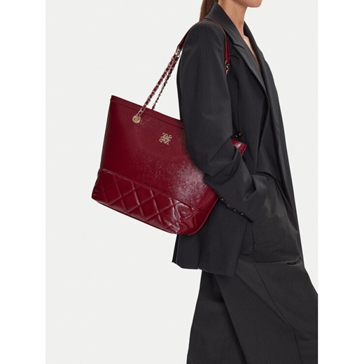 Torebka Nine West C-TRINITY-KY090 Bordowy ze sklepu eobuwie.pl w kategorii Torby Shopper bag - zdjęcie 187997567
