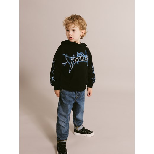 Reserved - Bluza oversize Metallica - czarny ze sklepu Reserved w kategorii Bluzy chłopięce - zdjęcie 188000906