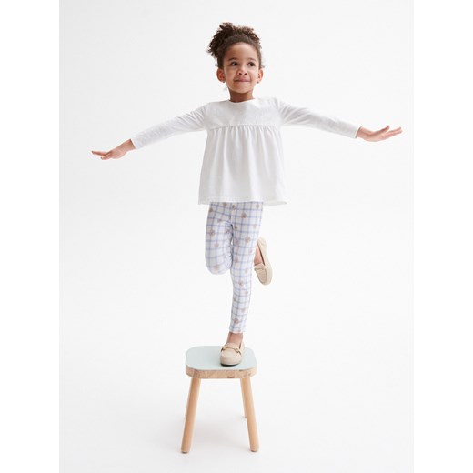 Reserved - Legginsy we wzór - złamana biel ze sklepu Reserved w kategorii Legginsy niemowlęce - zdjęcie 188001065