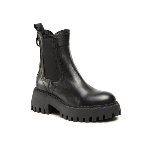 Badura Botki 21801 Czarny ze sklepu MODIVO w kategorii Botki - zdjęcie 188005565