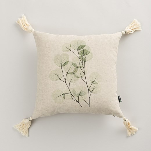 Poszewka na poduszkę Eucalypta Tassel 45x45 cm ze sklepu dekoria.pl w kategorii Poszewki na poduszki - zdjęcie 188006336