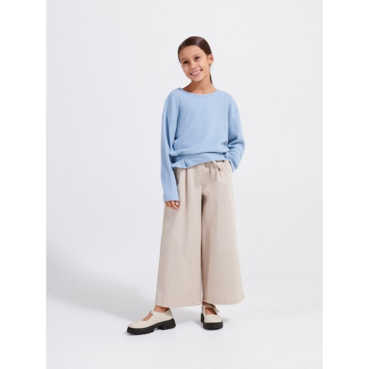 Reserved - Koszulka z falbanką - jasnoniebieski ze sklepu Reserved w kategorii Bluzki dziewczęce - zdjęcie 188006565