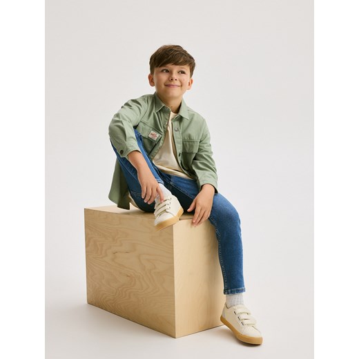 Reserved - Jeansy slim - niebieski Reserved 116 (5-6 lat) Reserved okazja