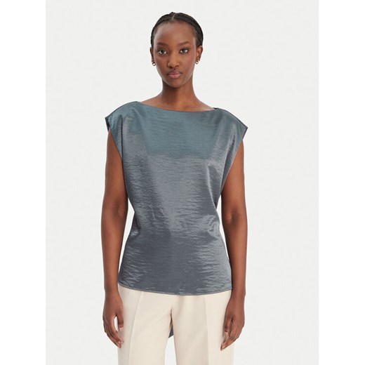 Guess Bluzka W6RH19 W2612 Zielony Regular Fit ze sklepu MODIVO w kategorii Bluzki damskie - zdjęcie 188007677