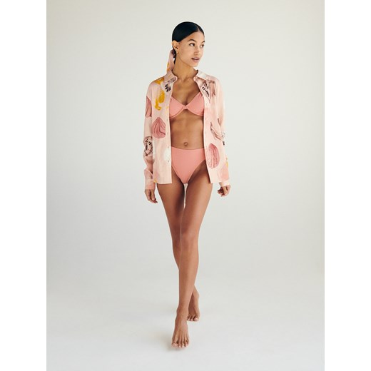 Reserved - Góra od bikini z ochroną UV - brzoskwiniowy ze sklepu Reserved w kategorii Stroje kąpielowe - zdjęcie 188008867