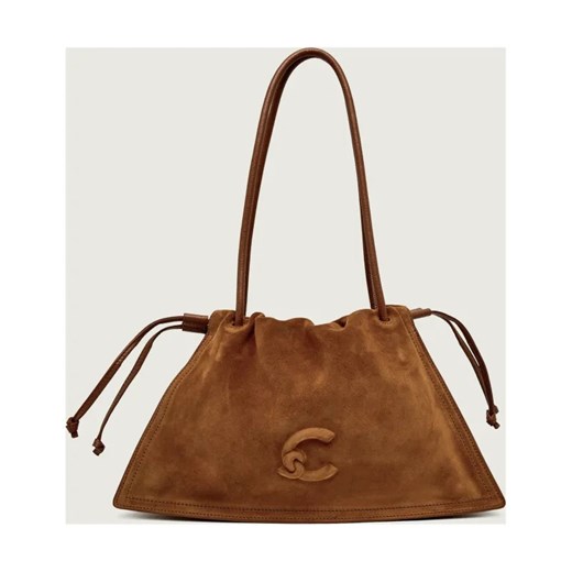 Coccinelle Worek DULSE | zamsz ze sklepu Gomez Fashion Store w kategorii Torebki worki - zdjęcie 188009045