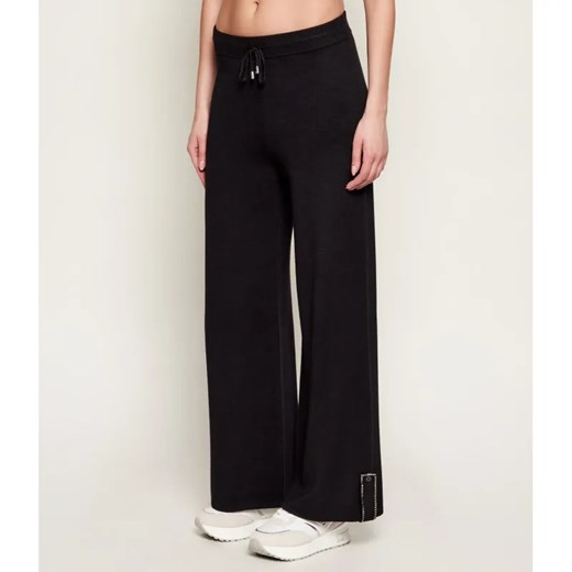 Liu Jo Sport Spodnie dresowe | Relaxed fit | z dodatkiem jedwabiu ze sklepu Gomez Fashion Store w kategorii Spodnie damskie - zdjęcie 188010996