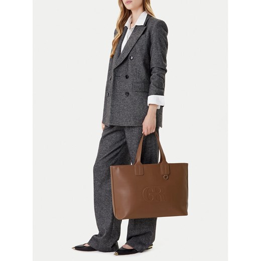 Gino Rossi Torebka CEO-EVI-LA513-332-3 Beżowy ze sklepu MODIVO w kategorii Torby Shopper bag - zdjęcie 188013119