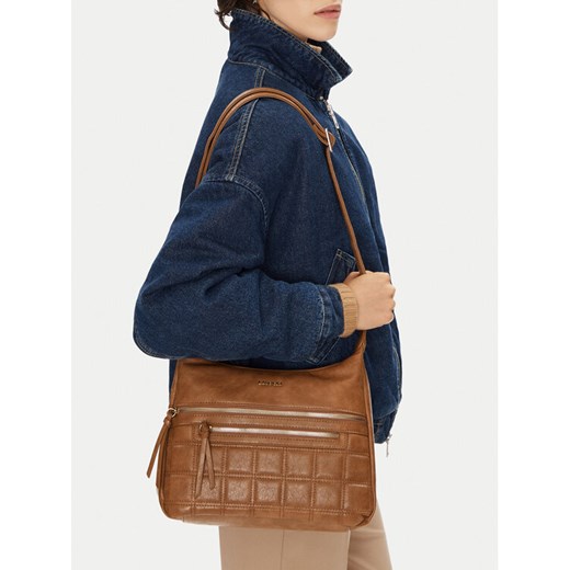 Lasocki Torebka C-LSK-L-010-08 Brązowy ze sklepu MODIVO w kategorii Listonoszki - zdjęcie 188013546