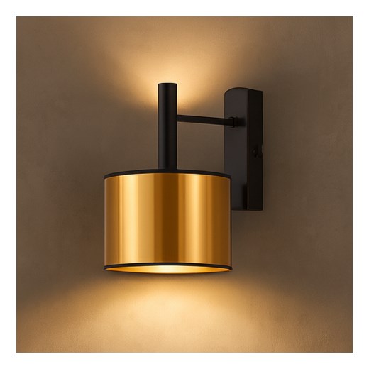 Nowoczesny kinkiet ścienny glamour do salonu AKRA MIRROR ze sklepu Lysne w kategorii Lampy ścienne - zdjęcie 188016968