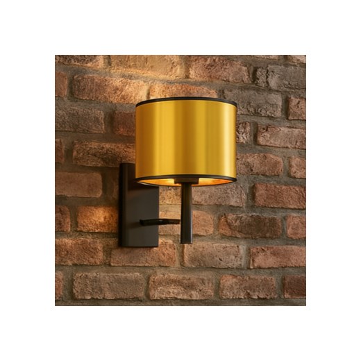 Złoty kinkiet ścienny do czytania w sypialni TEGU MIRROR w stylu glamour ze sklepu Lysne w kategorii Lampy ścienne - zdjęcie 188017026