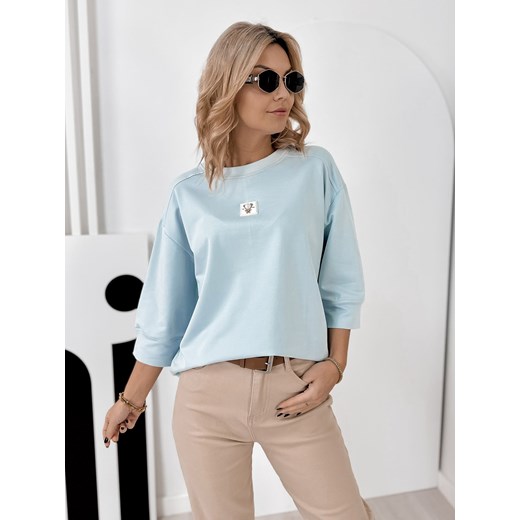 bluzka mirvari błękitna one size ze sklepu UBRA w kategorii Bluzki damskie - zdjęcie 188017747