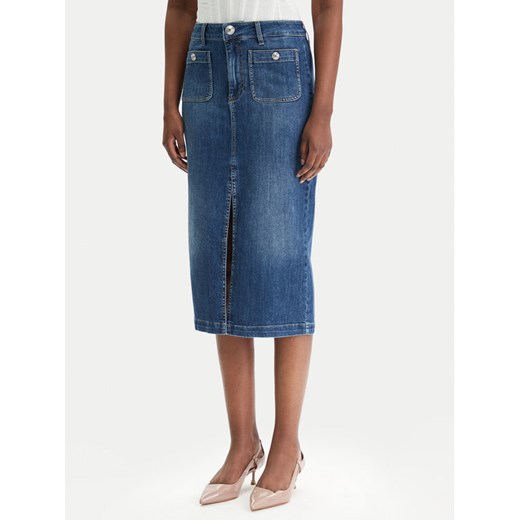 Liu Jo Spódnica jeansowa UA6259 D0275 Niebieski Regular Fit ze sklepu MODIVO w kategorii Sukienki - zdjęcie 188018947