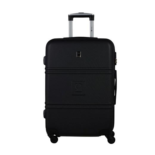 czarna walizka średnia  Art Class Collection 64 cm ze sklepu Słoń Torbalski w kategorii Walizki - zdjęcie 188019317