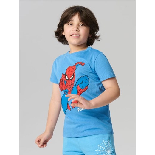 Sinsay - Bawełniane koszulki z krótkim rękawem Spider-Man 2 pack - wielobarwny ze sklepu Sinsay w kategorii T-shirty chłopięce - zdjęcie 188020367