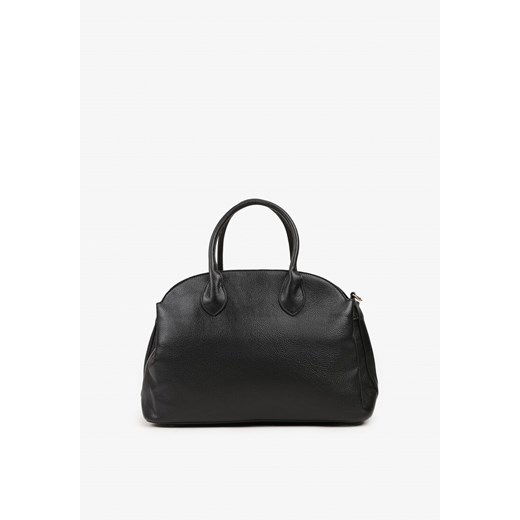 Czarna Trzykomorowa Torebka Shopper z Dwoma Rączkami i Paskiem Arivire ze sklepu born2be.pl w kategorii Torby Shopper bag - zdjęcie 188021059