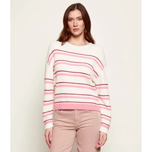 Marc Cain Sweter | Loose fit | z dodatkiem wełny i kaszmiru ze sklepu Gomez Fashion Store w kategorii Swetry damskie - zdjęcie 188026327