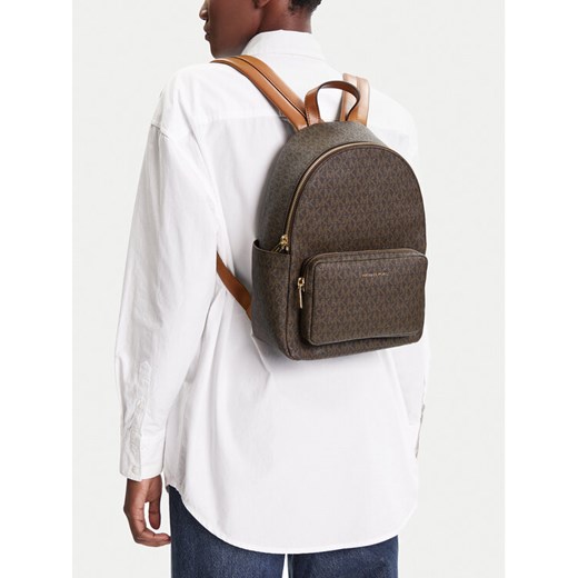 Plecak MICHAEL Michael Kors Tanner 30T5GTNB2B Brązowy ze sklepu eobuwie.pl w kategorii Plecaki - zdjęcie 188027349