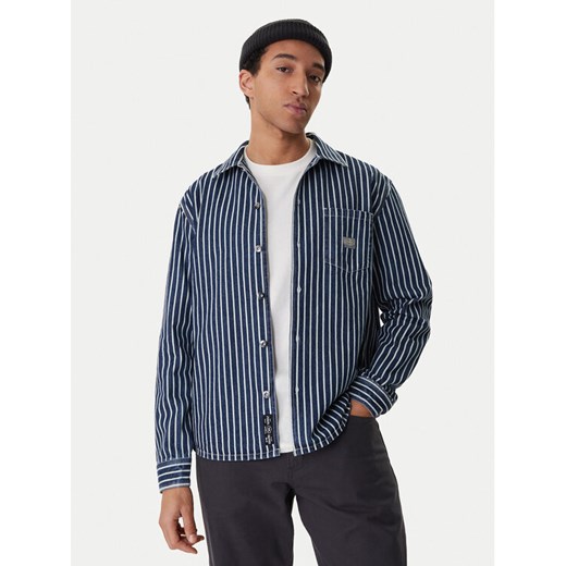 RVCA Koszula jeansowa Dayshift Hickory 23A053511 Niebieski Regular Fit ze sklepu MODIVO w kategorii Koszule damskie - zdjęcie 188027797