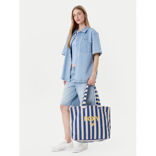 Torebka Roxy Fairy Beach ERJBT03409 Niebieski ze sklepu eobuwie.pl w kategorii Torby letnie - zdjęcie 188029309