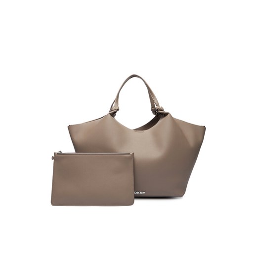 Torebka DKNY R42BAE48 Beżowy ze sklepu eobuwie.pl w kategorii Torby Shopper bag - zdjęcie 188029438