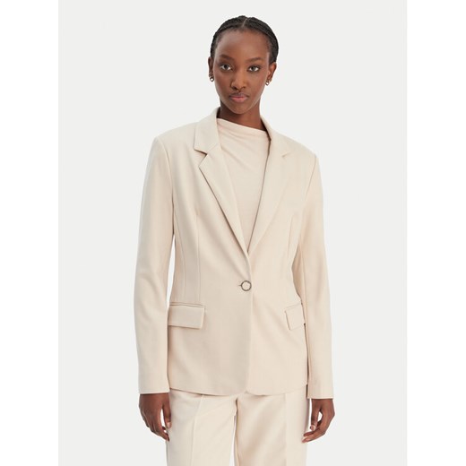 Guess Marynarka W6RN54 KCMU2 Beżowy Regular Fit ze sklepu MODIVO w kategorii Marynarki damskie - zdjęcie 188032005