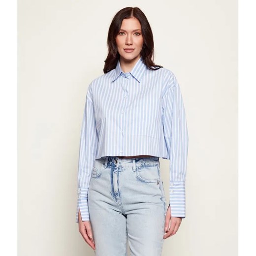 Patrizia Pepe Koszula | Cropped Fit ze sklepu Gomez Fashion Store w kategorii Koszule damskie - zdjęcie 188032968
