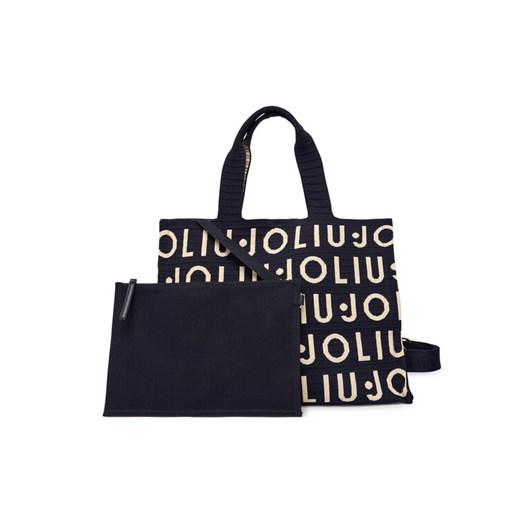 Torebka Liu Jo 2A6026 M0300 Czarny ze sklepu eobuwie.pl w kategorii Torby Shopper bag - zdjęcie 188033319