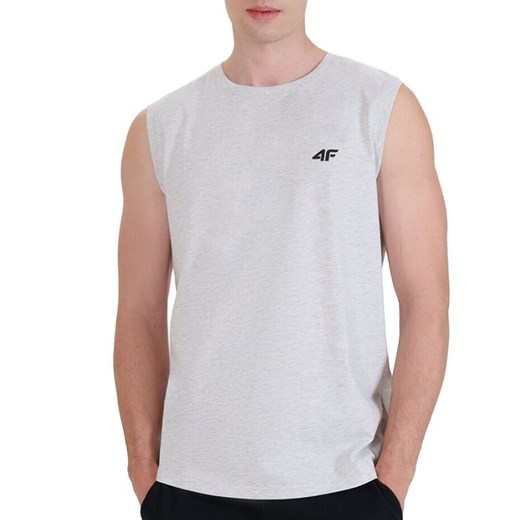 Koszulka męska 4F WMM00TSLEM12527M - szara ze sklepu streetstyle24.pl w kategorii T-shirty męskie - zdjęcie 188034095