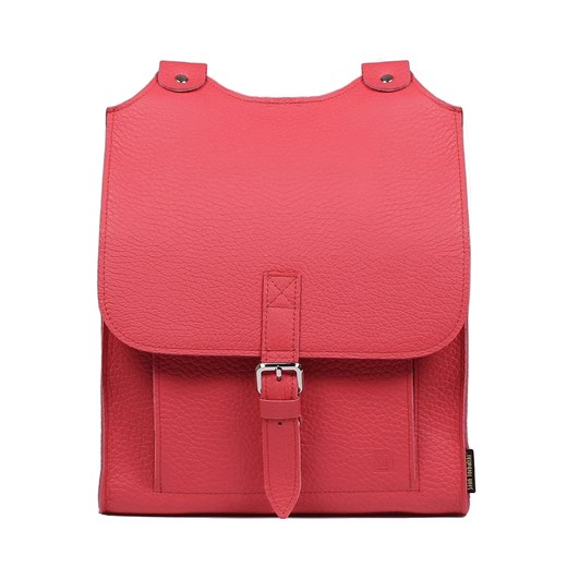 malinowy plecak  plecak skórzany Bookpack ze sklepu Słoń Torbalski w kategorii Plecaki - zdjęcie 188035525